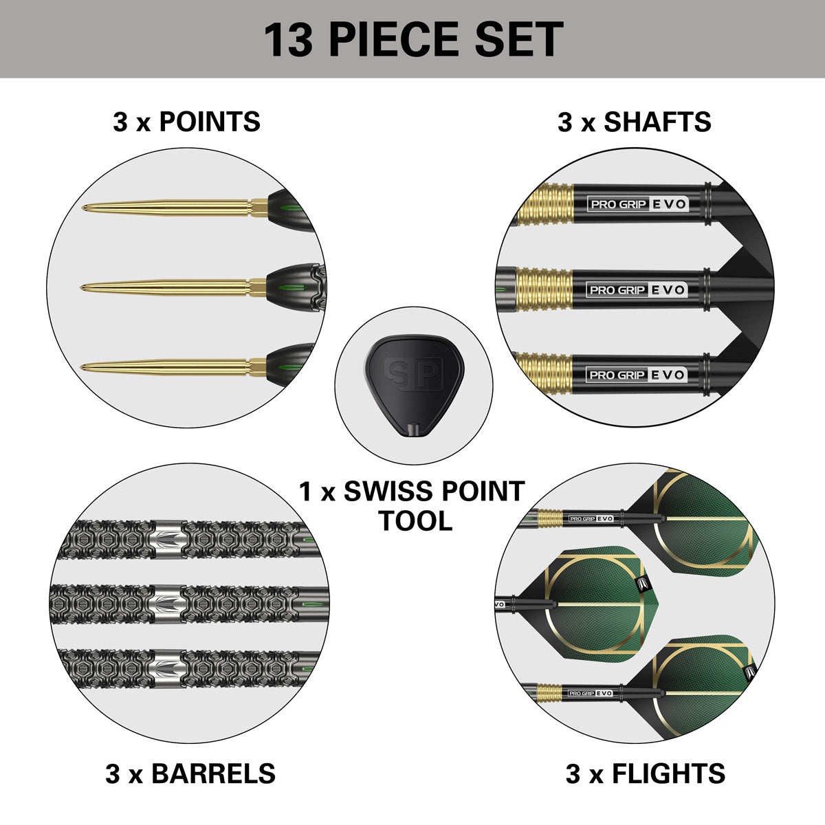 Cult SP03 90% Tungsten Swiss Point Steel Tip Darts by Target - view 6
