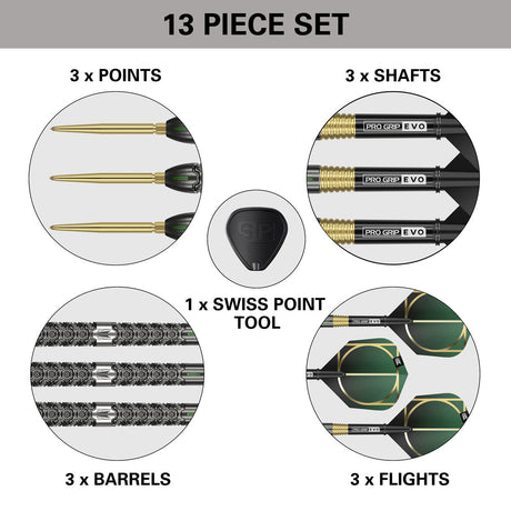 Cult SP03 90% Tungsten Swiss Point Steel Tip Darts by Target - view 6