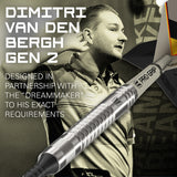 Dimitri van den Bergh G2 90% Tungsten Soft Tip Darts by Target - view 2
