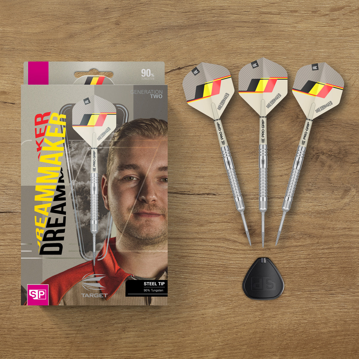 Dimitri van den Bergh G2 90% Tungsten SP Steel Tip Darts by Target - view 5