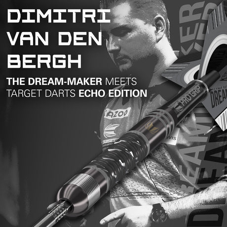 Dimitri Van Den Bergh x Echo 90% Tungsten SP Steel Tip Darts by Target - view 3