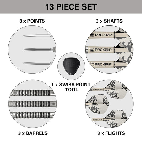 Exo 01 90% Tungsten SP Steel Tip Darts by Target - view 6
