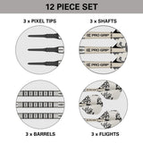 Exo 10 90% Tungsten Soft Tip Darts by Target - view 6