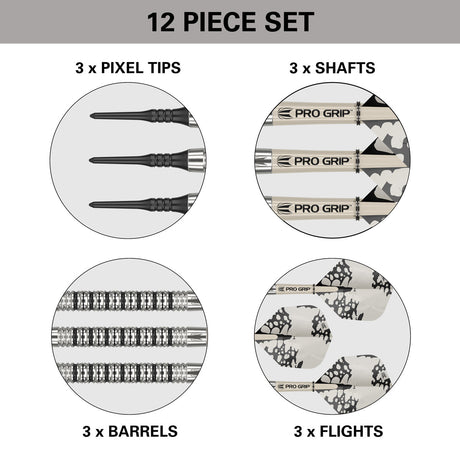 Exo 10 90% Tungsten Soft Tip Darts by Target - view 6