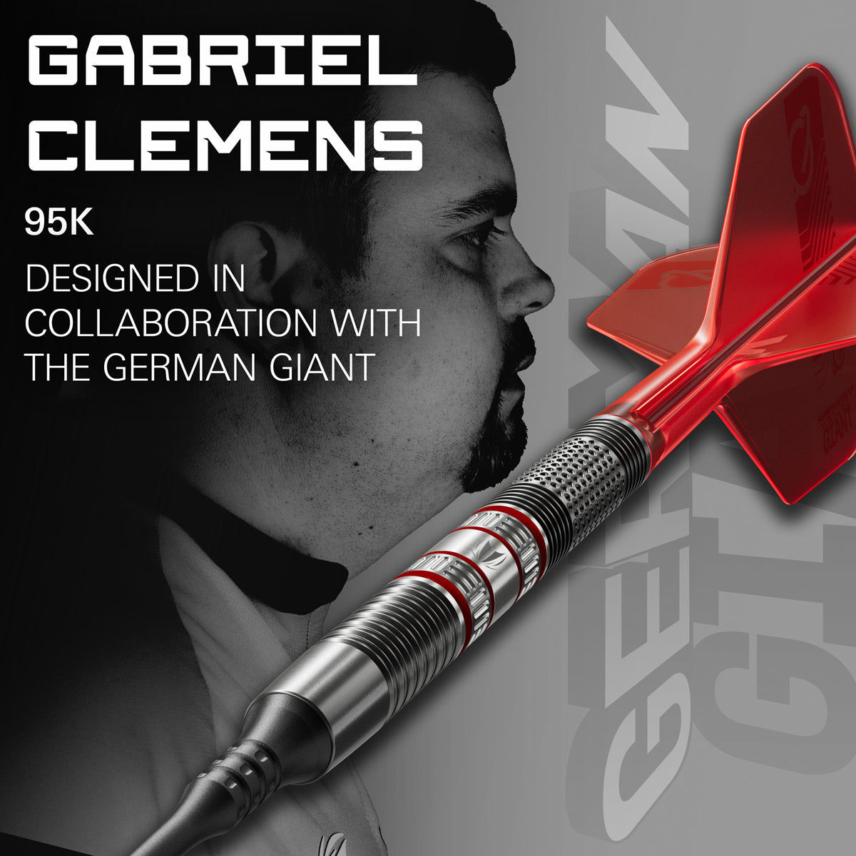 Gabriel Clemens 95K 95% Tungsten Soft Tip Darts by Target - view 3