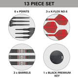 Gabriel Clemens 95K 95% Tungsten Soft Tip Darts by Target - view 6