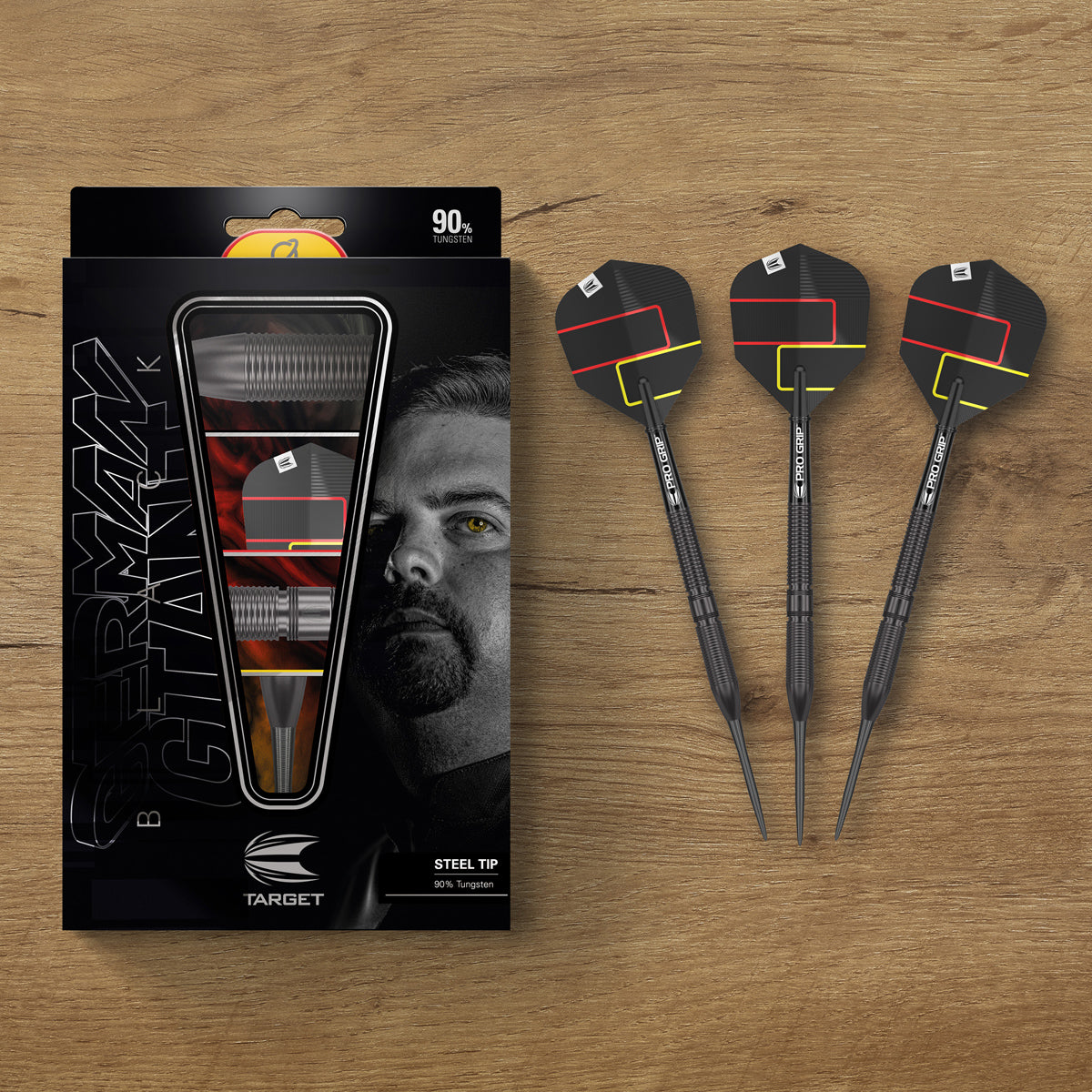 Gabriel Clemens Black 90% Tungsten Steel Tip Darts by Target - view 7