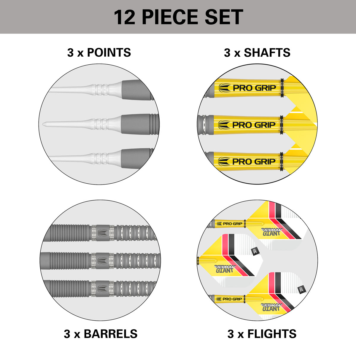 Gabriel Clemens G2 90% Tungsten Soft Tip Darts by Target - view 6