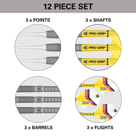 Gabriel Clemens G2 90% Tungsten Soft Tip Darts by Target - view 6