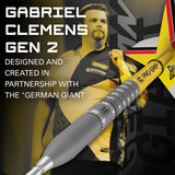 Gabriel Clemens G2 90% Tungsten Swiss Point Steel Tip Darts by Target - view 3