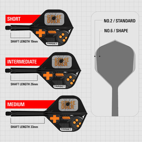 Target K-Flex Game Over No2 Integrated Flights & Shafts - view 6