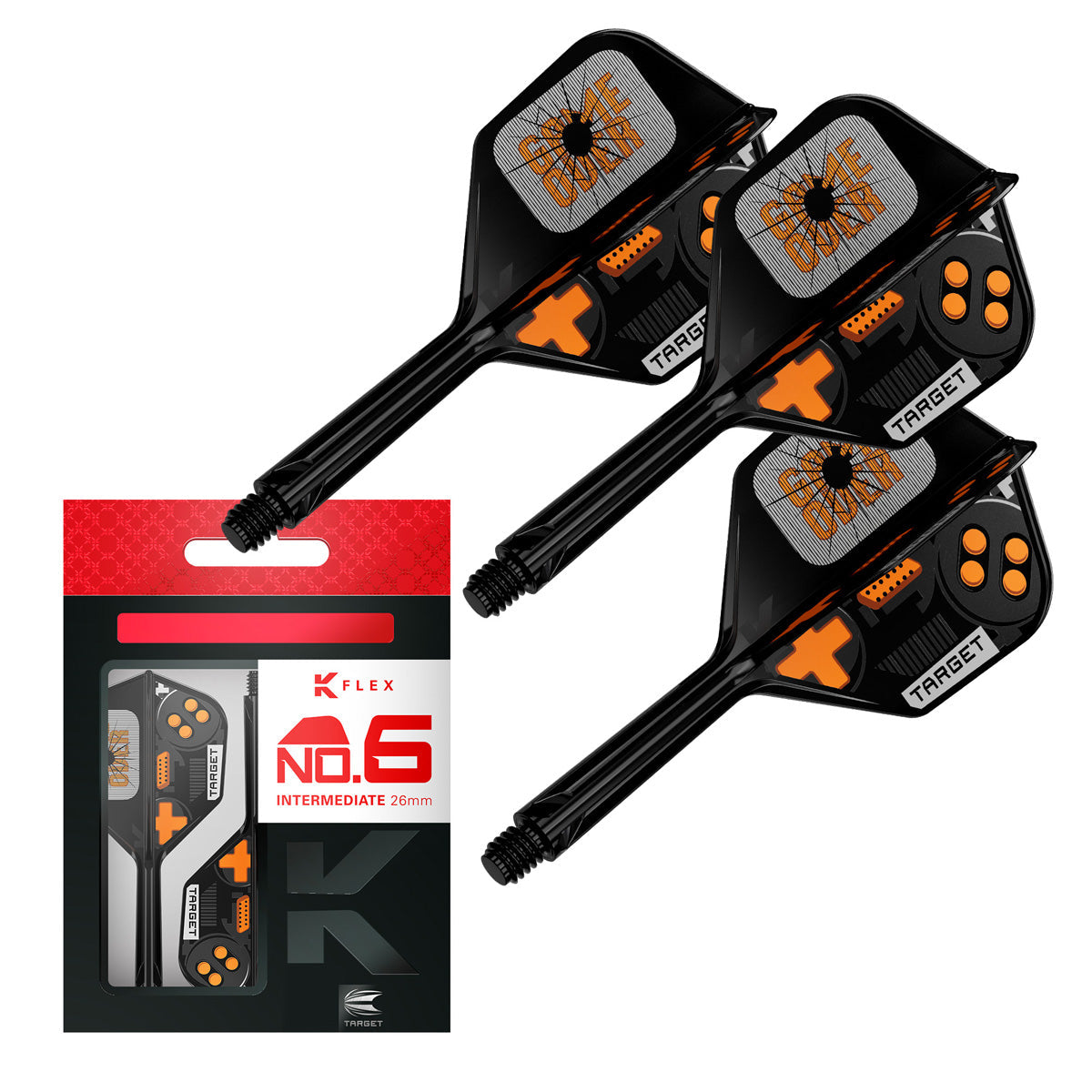 Target K-Flex Game Over No6 Integrated Flights & Shafts - view 3