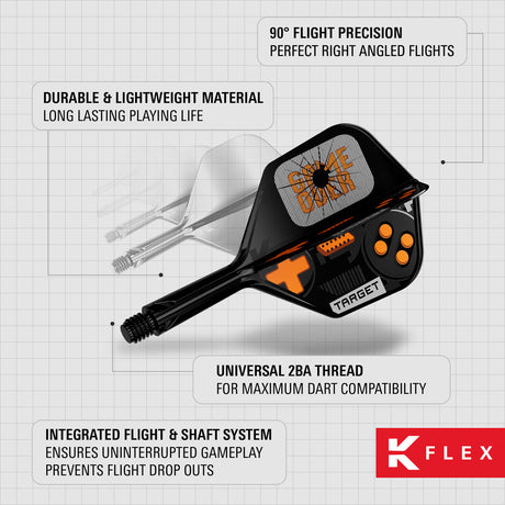 Target K-Flex Game Over No6 Integrated Flights & Shafts - view 9