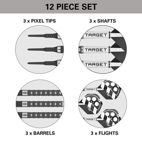 Hollywood Action 90% Tungsten Soft Tip Darts by Target - view 6