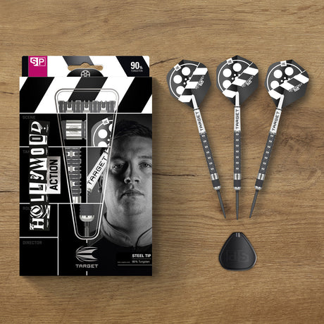 Hollywood Action 90% Tungsten SP Steel Tip Darts by Target - view 8
