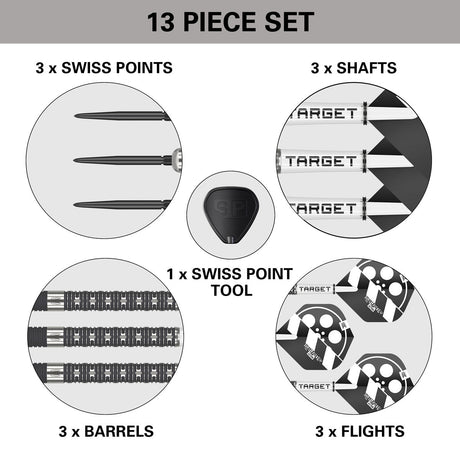 Hollywood Action 90% Tungsten SP Steel Tip Darts by Target - view 7
