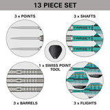 Target Hydro 01 90% Tungsten SP Steel Tip Darts - view 5