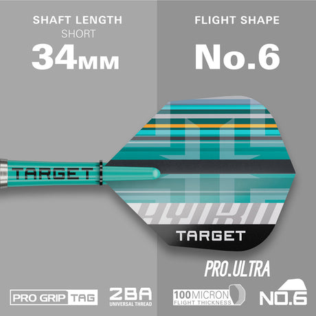 Target Hydro 12 90% Tungsten Soft Tip Darts - view 4