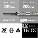 Target Hydro 12 90% Tungsten Soft Tip Darts - view 3