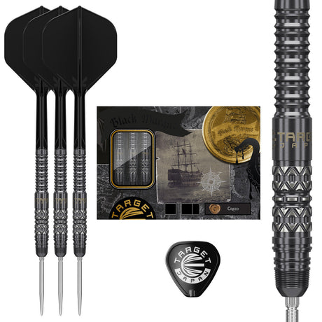 Target Japan Black Marque Creed Swiss Point 90% Tungsten Steel Tip Darts