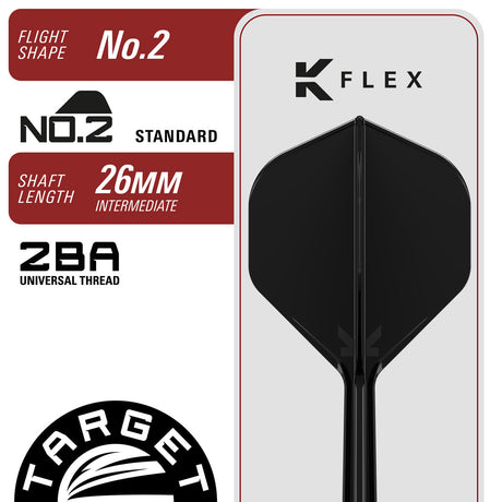 Target Japan Black Marque Creed Swiss Point 90% Tungsten Steel Tip Darts - view 4