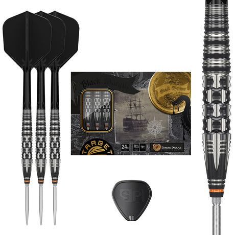 Target Japan Black Marque Dancing Duck G4 Swiss Point 90% Tungsten Steel Tip Darts