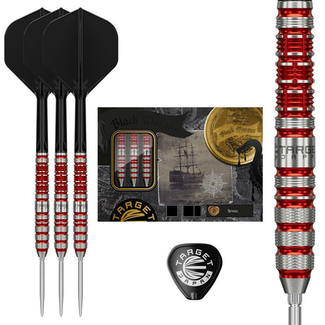Target Japan Black Marque Spinel Swiss Point 90% Tungsten Steel Tip Darts
