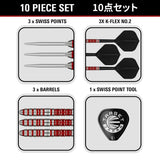 Target Japan Black Marque Spinel Swiss Point 90% Tungsten Steel Tip Darts - view 7