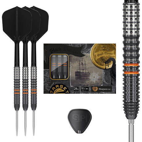 Target Japan Black Marque Morpheus G2 Swiss Point 90% Tungsten Steel Tip Darts