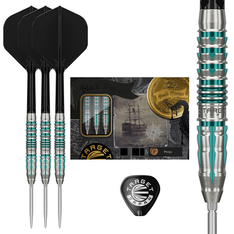 Target Japan Black Marque Pierce Swiss Point 90% Tungsten Steel Tip Darts