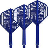 Target Japan Blue Limited Edition K-Flex Integrated Flights & Shafts No2