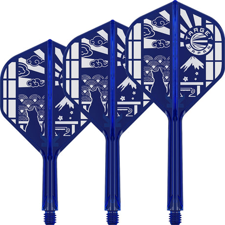 Target Japan Blue Limited Edition K-Flex Integrated Flights & Shafts No2