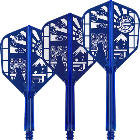 Target Japan Blue Limited Edition K-Flex Integrated Flights & Shafts No6