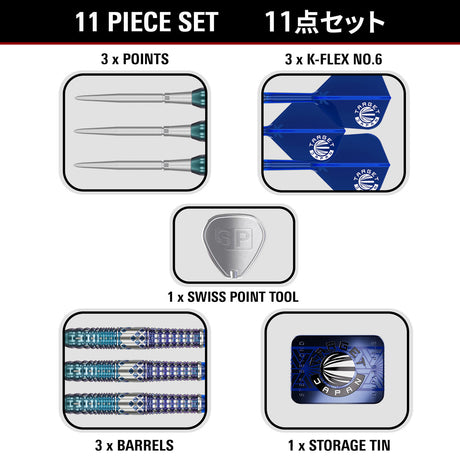 Target Japan Charis G5 90% Tungsten SP Steel Tip Darts - view 4