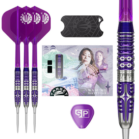 Target Japan Kasumi Sato Endeavour G3 90% Tungsten Swiss Point Steel Tip Darts