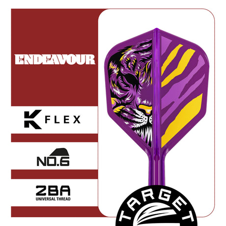 Target Japan Kasumi Sato Endeavour No6 K-Flex Integrated Flights & Shafts - view 5