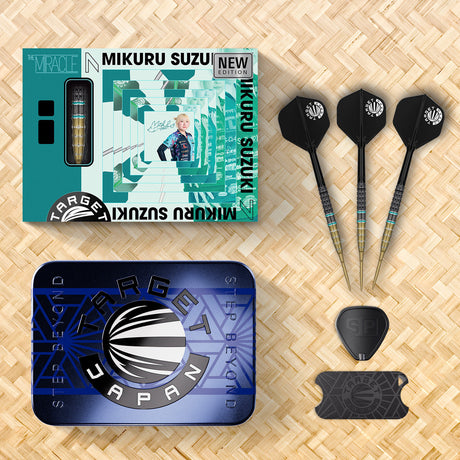 Target Japan Mikuru Suzuki The Miracle G7.5 95% Tungsten Swiss Point Steel Tip Darts - view 9