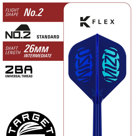 Target Japan Mizu 01 90% Tungsten SP Steel Tip Darts - view 2