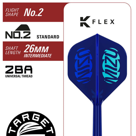 Target Japan Mizu 03 90% Tungsten SP Steel Tip Darts - view 2
