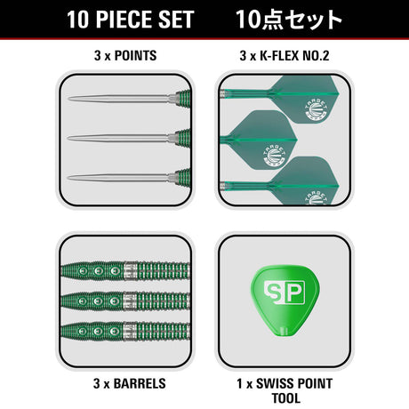 Target Japan Motomu Sakai Xeno G1  90% Tungsten Swiss Point Steel Tip Darts - view 7