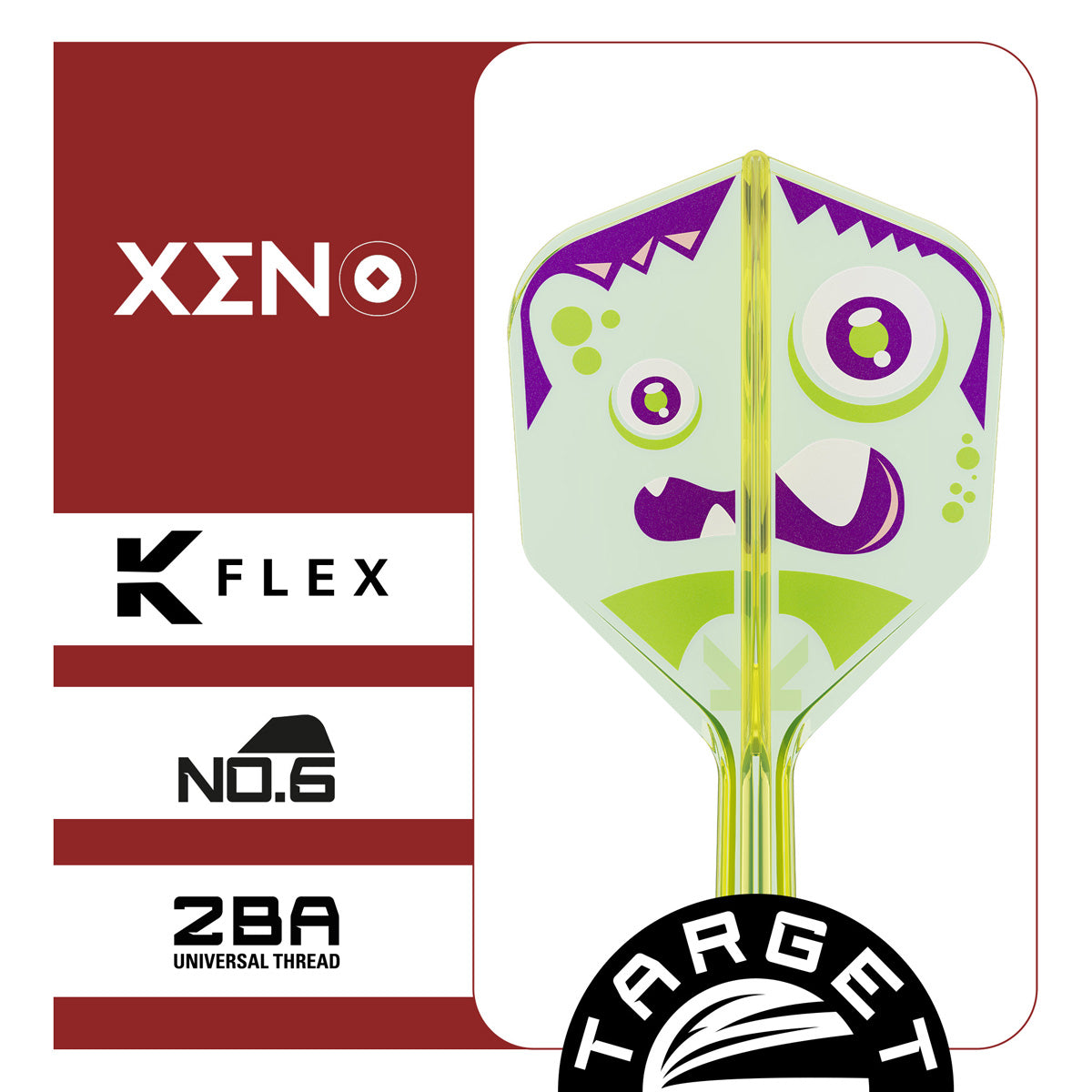 Target Japan Motomu Sakai Xeno No6 K-Flex Integrated Flights & Shafts - view 5