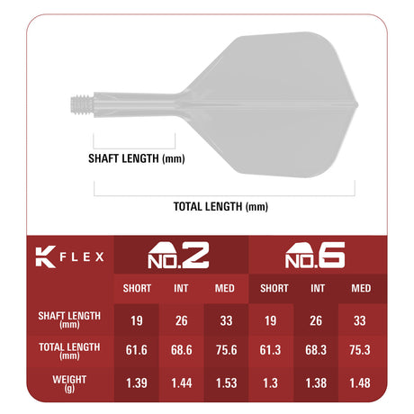 Target Japan Motomu Sakai Xeno No6 K-Flex Integrated Flights & Shafts - view 3