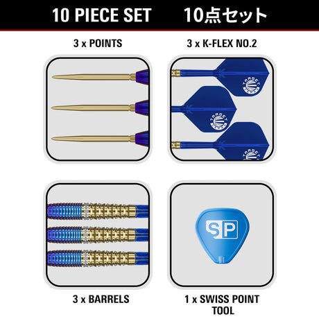 Target Japan Prime Series Zenith G2 90% Tungsten SP Steel Tip Darts - view 7