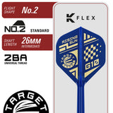 Target Japan Haruki Muramatsu Rising Sun G10.5 Swiss Point 95% Tungsten Steel Tip Darts - view 4