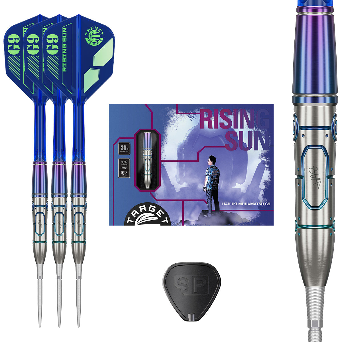 Target Japan Rising Sun G9 Swiss Point 90% Tungsten Steel Tip Darts