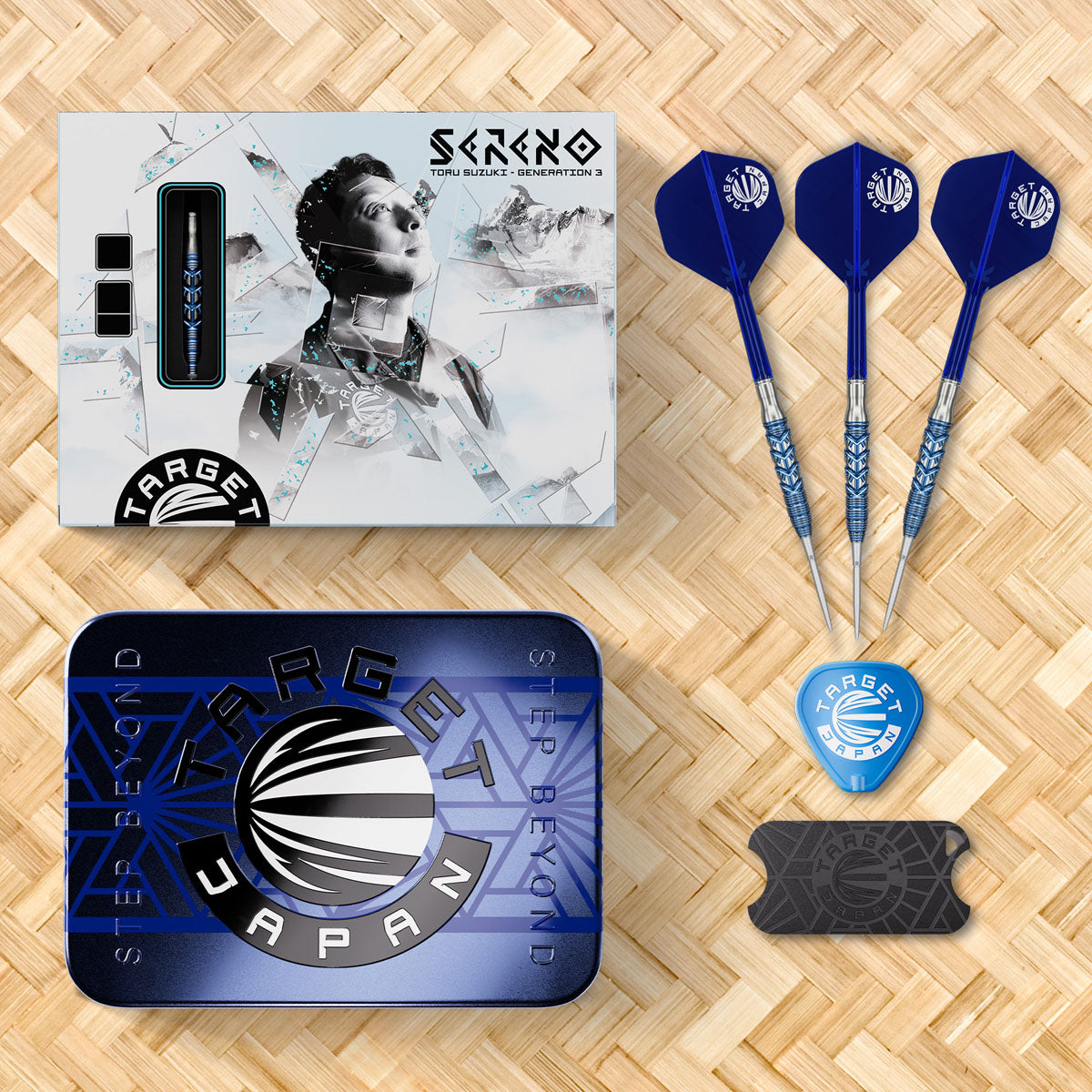 Target Japan Toru Suzuki Sereno G3 Swiss Point 90% Tungsten Steel Tip Darts