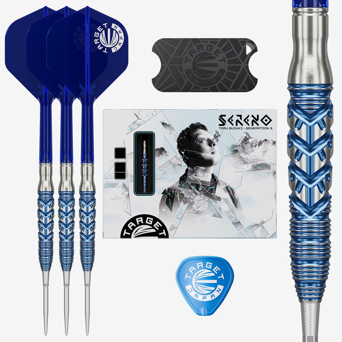 Target Japan Toru Suzuki Sereno G3 Swiss Point 90% Tungsten Steel Tip Darts