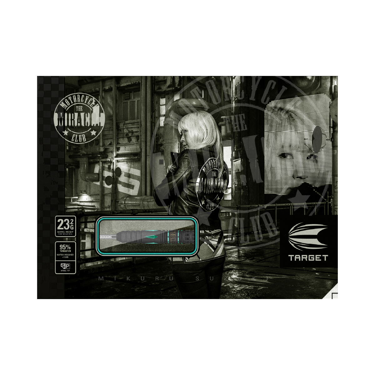 The Miracle Mikuru Suzuki G5 95% Tungsten SP Steel Tip Darts by Target Japan - view 5
