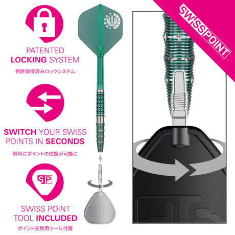 The Miracle Mikuru Suzuki G7 95% Tungsten Steel Tip Darts - view 4