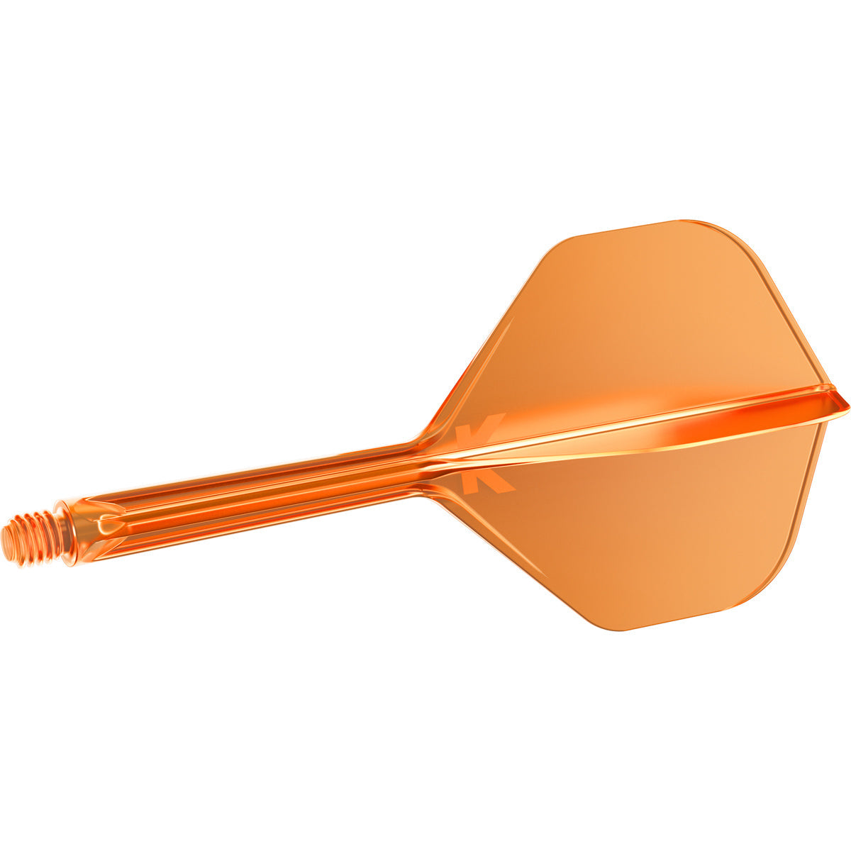K-Flex Neon Orange No2 One Piece Dart Flights by Target - view 3